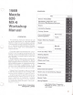 Mazda 626 1989 Workshop Manual