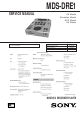 Sony MDS-DRE1 Service Manual