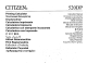 Citizen 520DP Instruction Manual