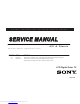 Sony XBR-40LX900 Service Manual