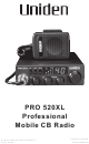 Uniden PRO 520XL Manual