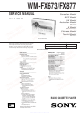 Sony WM-FX877 Service Manual