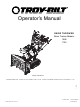 Troy-Bilt 1028 Operator's Manual