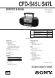 Sony CFD-S45L Service Manual