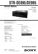 Sony STR-DE895 Service Manual