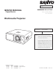 Sanyo PLV-Z700 Service Manual