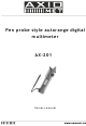 Axio MET AX-201 Owner's Manual