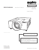 Sanyo PLC-XF70 Service Manual