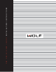 Wolf L282212I Installation Instructions Manual
