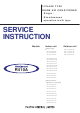 Fujitsu AU*G36LRLA Service Instruction