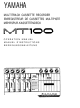 Yamaha MT100 Operation Manual