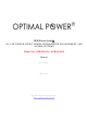 Optimal Power OPR200-05S User Manual