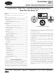 CARRIER WEATHERMAKER 8000 58WAV INSTALLATION AND OPERATING INSTRUCTIONS