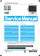 Philips 150P4CG Service Manual
