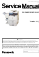 Panasonic DP-C305 Service Manual