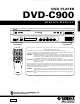 Yamaha DVD-C900 Service Manual