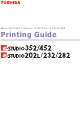 Toshiba e-Studio 352 Printing Manual