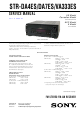Sony STR-DA7ES Service Manual
