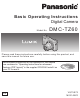 PANASONIC LUMIX DMC-TZ60 BASIC OPERATING INSTRUCTIONS MANUAL Pdf