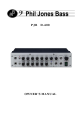 PJB D-600 Owner's Manual