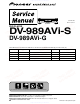 Pioneer DV-989AVi-S Service Manual