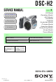 Sony DSC-H2 Service Manual