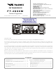 Yaesu FT-2800M Technical Supplement