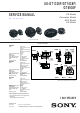 Sony XS-GT1338F Service Manual