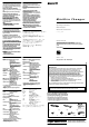 Sony MDX-65 Operating Instructions