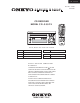 Onkyo CR-305FX Service Manual