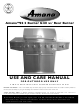 Amana SS 5 Use And Care Manual