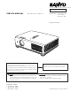 Sanyo PLC-XU110 Service Manual