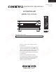Onkyo PR-SC885 Service Manual