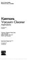 Kenmore 116.31069 Use & Care Manual