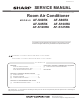 Sharp AF-S60RX Service Manual