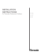 Thermador P24WK Installation Instructions Manual
