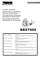 Makita BBX7600 Instruction Manual