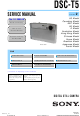 Sony DSC-T5 Service Manual