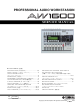 Yamaha AW-1600 Service Manual
