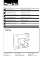 Makita T221D Instruction Manual