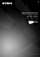 Yamaha AVX-S30 Owner's Manual