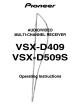 Pioneer VSX-D409 Operating Instructions Manual