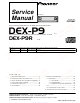 Pioneer DEX-P9 Service Manual