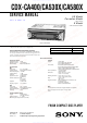 Sony CDX-CA400 Service Manual