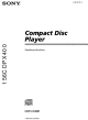 Sony cdp-cx400 Operating Instructions Manual