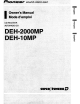 Pioneer deh-2000mp Owner's Manual