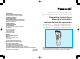 Panasonic ES4025 Operating Instructions Manual