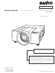Sanyo PLC-XF1000 Service Manual