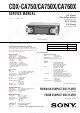 Sony CDX-CA750 Service Manual