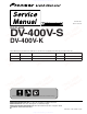Pioneer DV-400V-S Service Manual
